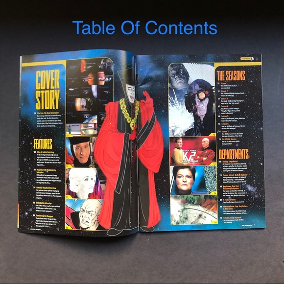 ST:TNG: 20th Anniversary STAR TREK Magazine - Picture 3 of 5